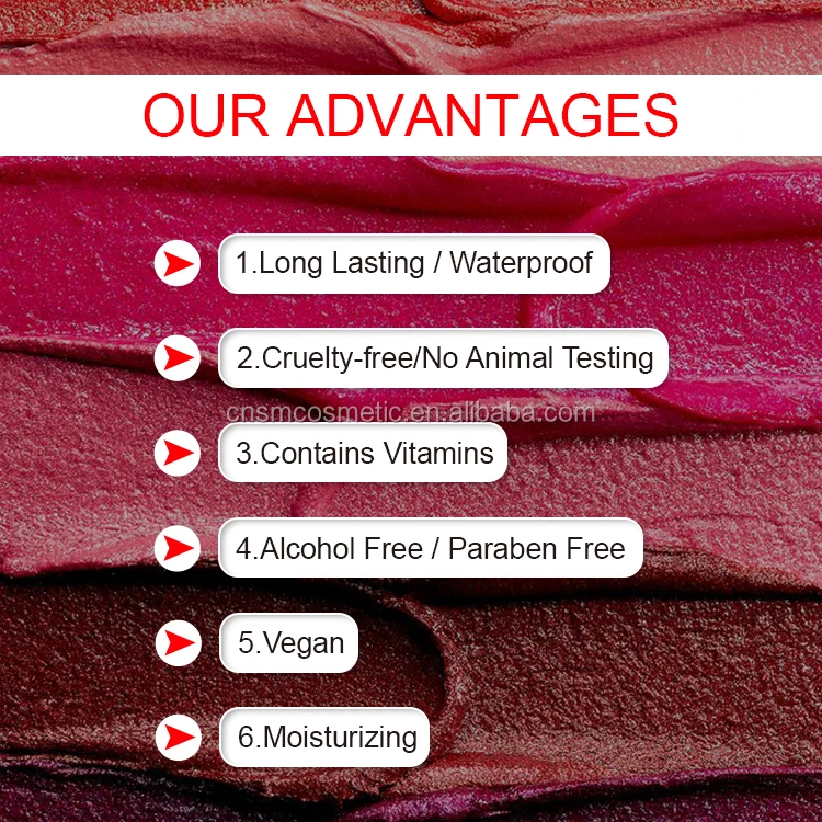 High Quality Matte Lipstick Cheap Brand waterproof vegan matte Liquid Lipstick
