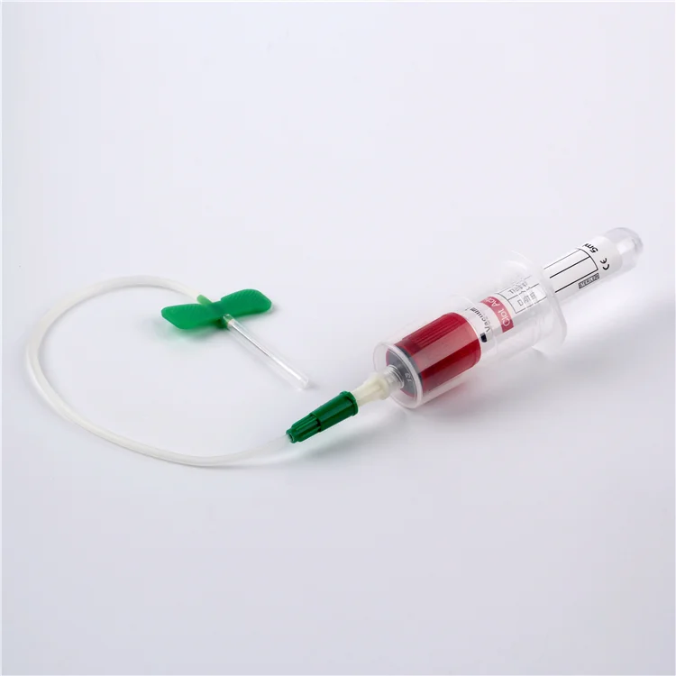 Butterfly type disposable venous sterile  blood collection needles with TUV CE &ISO
