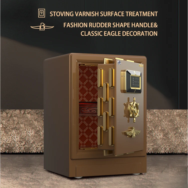 YINGBO fingerprint &password electronic home luxury safe box