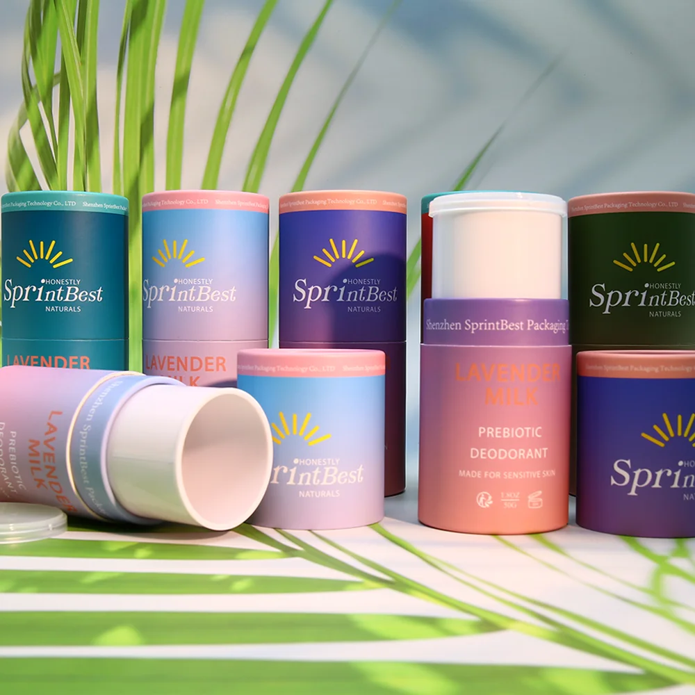 Portable Refillable LipBalmTube40ml Plastic Deodorant Bottles Container for for Lipstick Crayon Chapstick