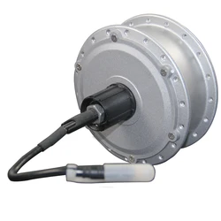 36V 350W electric bicycle hub motor with cassette in silver