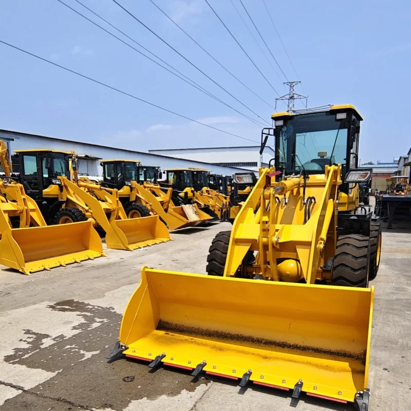 Высокоэффективный колесный дизельный погрузчик 4x4 с двигателем Kubota новое состояние для муниципальных работ сертифицированный на складе