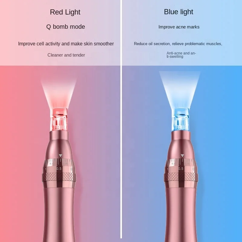 Electric Nano Micro Needle Pen Micro Needling Led Injection Auto Microneedling Pen