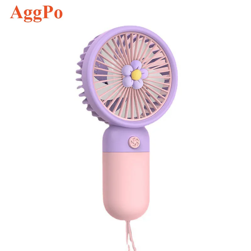 Mini Portable Fan - Handheld Fan for Women Girls Kids Indoor Outdoor Travelling Pink