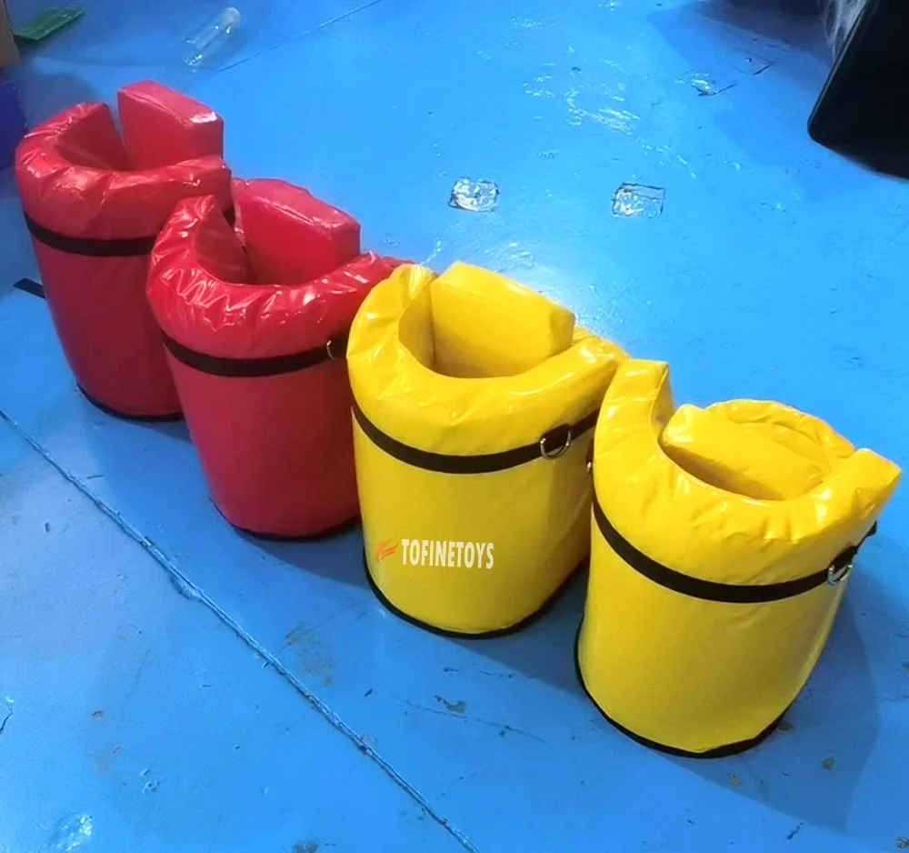 Team Building games Giant Inflatable PVC Soccer Shoes sponge big football shoes for sale