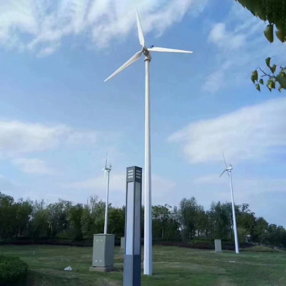 5KW 6KW 8KW 10KW Wind Turbine Generator Complete Set 24V 48V 96V Free Energy Generators Wind With Controller Inverter 5000W