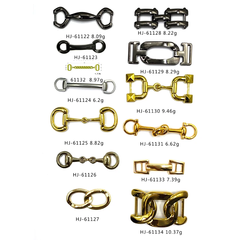 HJ Fashion Accessories Metal Shoe Chain Suitable For Shoe Buckle Shoe Accessories Charm