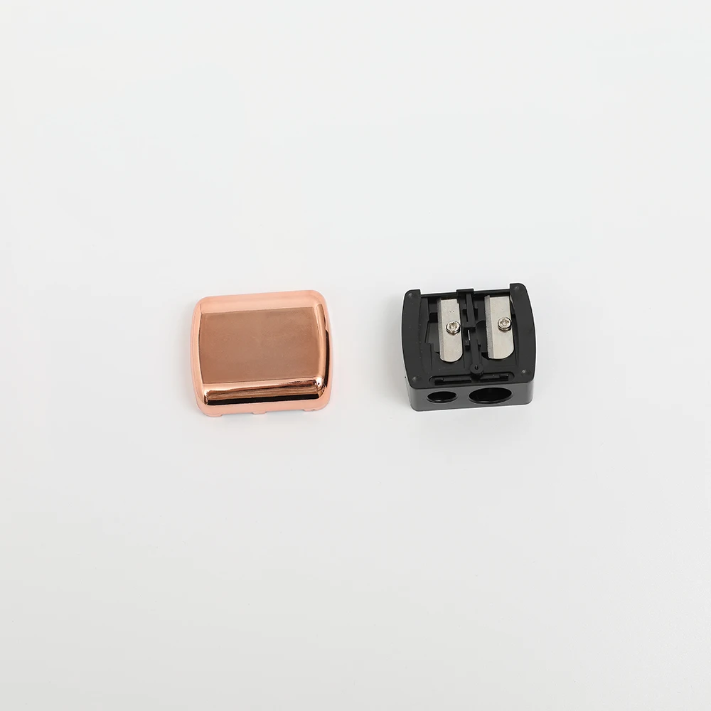 
Custom wholesaleAmazon Sells Portable Small Plastic Sharpeners Cosmetic Makeup Manual Pencil Sharpener 