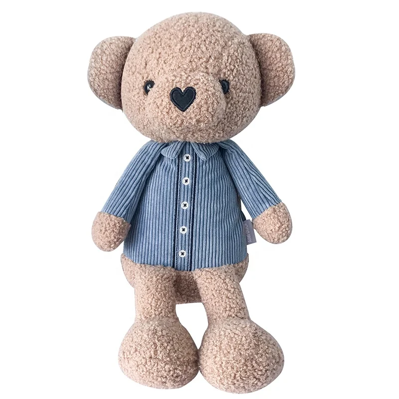 
Cute cartoon teddy bear stuffed plush toy animal carrying backpack bag 