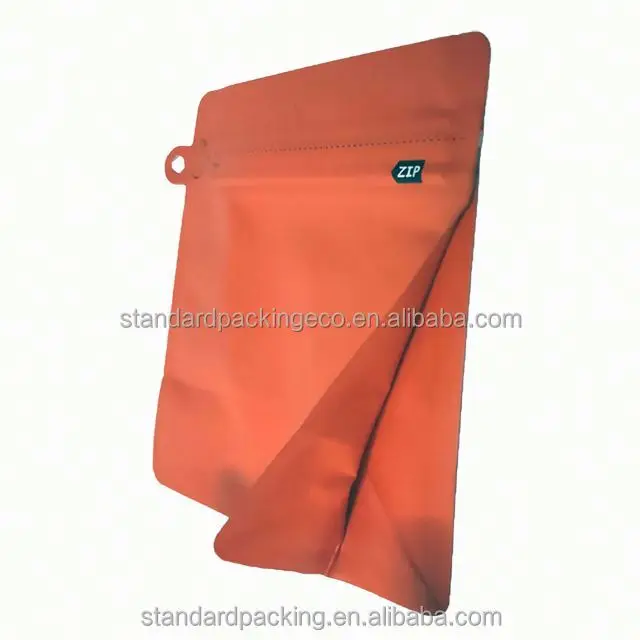 Wholesale 250g 500g 1kg aluminum foil flat square bottom matte printing pouches zipper coffee bags