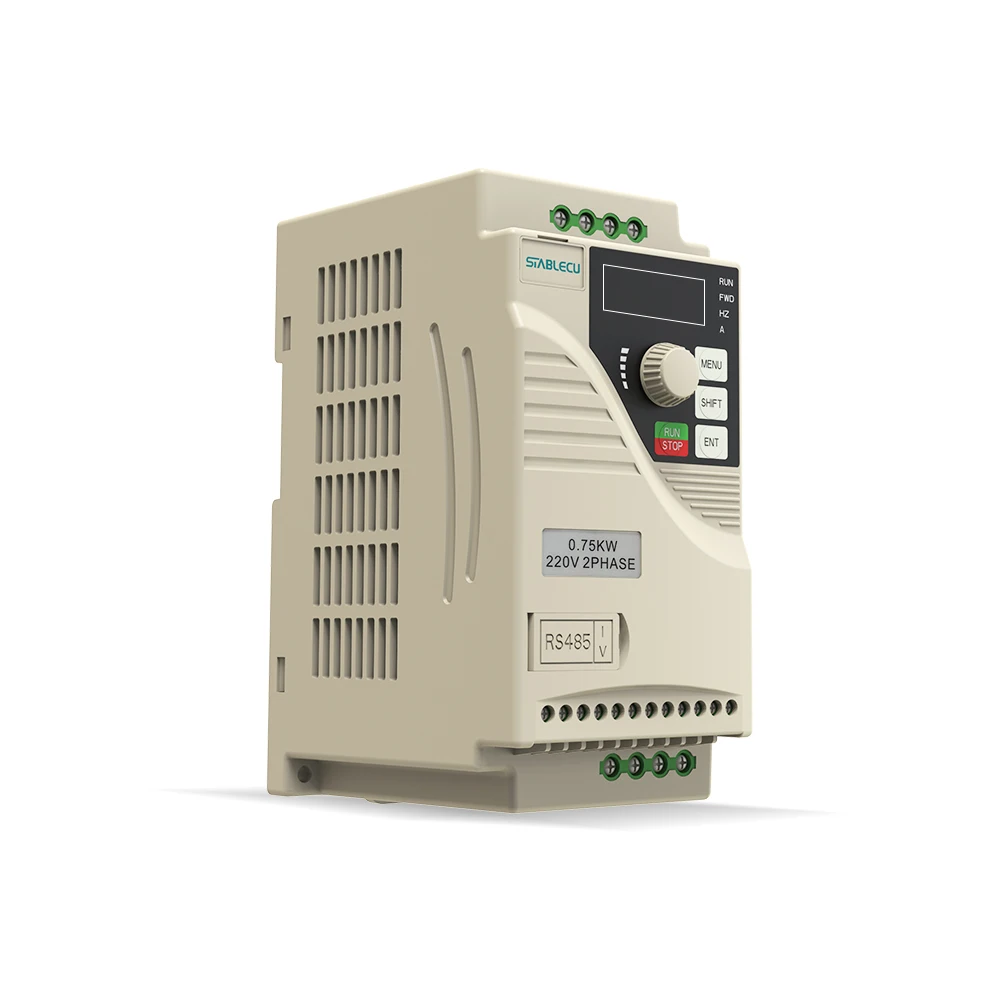1HP VFD 2PH 220V Variable Frequency Drive Vector Control Converter Inverter 0.75 KW 1.5KW Motor Speed Controller