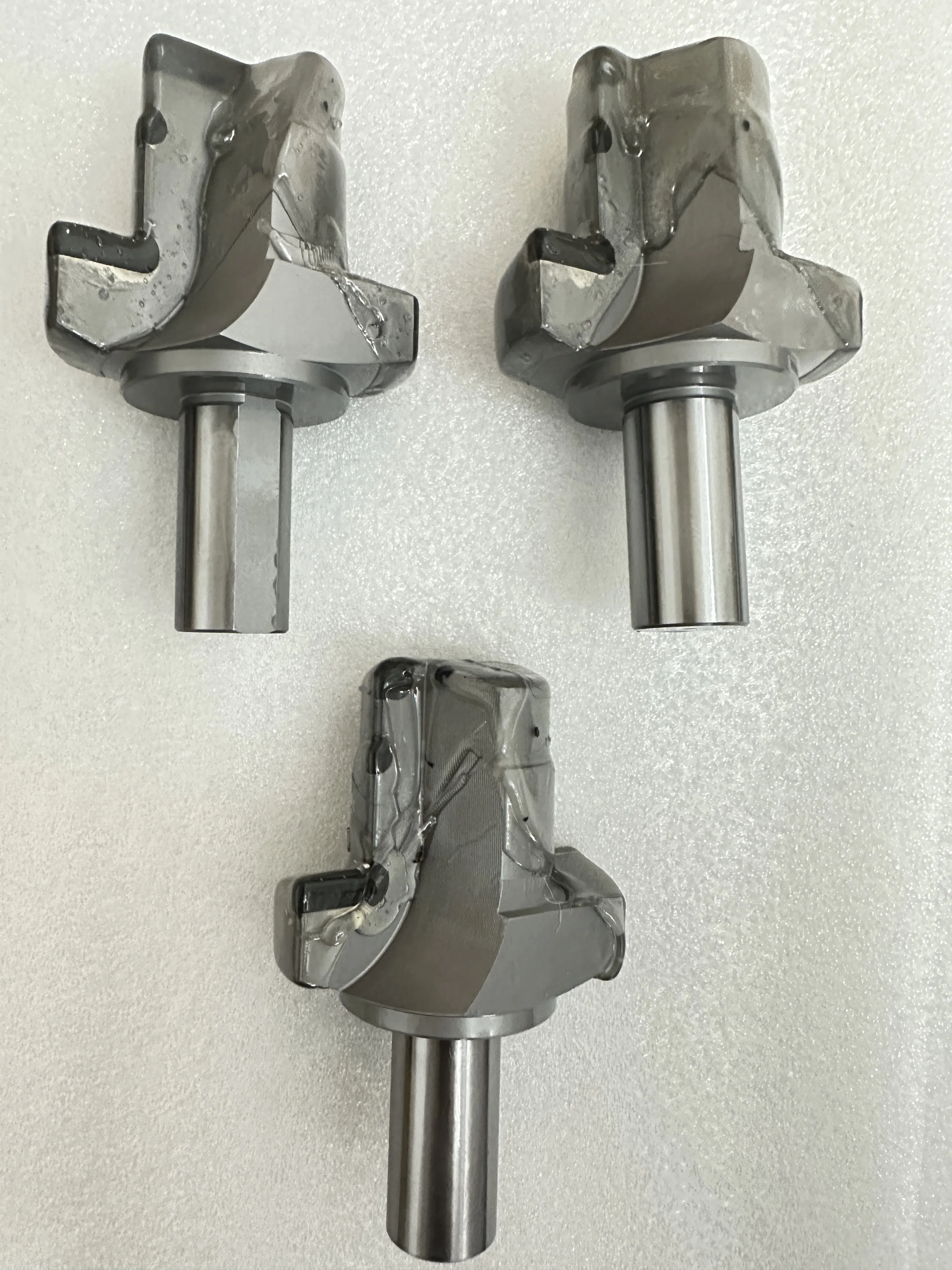 BKEA Customized CNC Machining Carbide PCD Reamer cutting tools milling pcd reamer bit for Tungsten Carbide  material