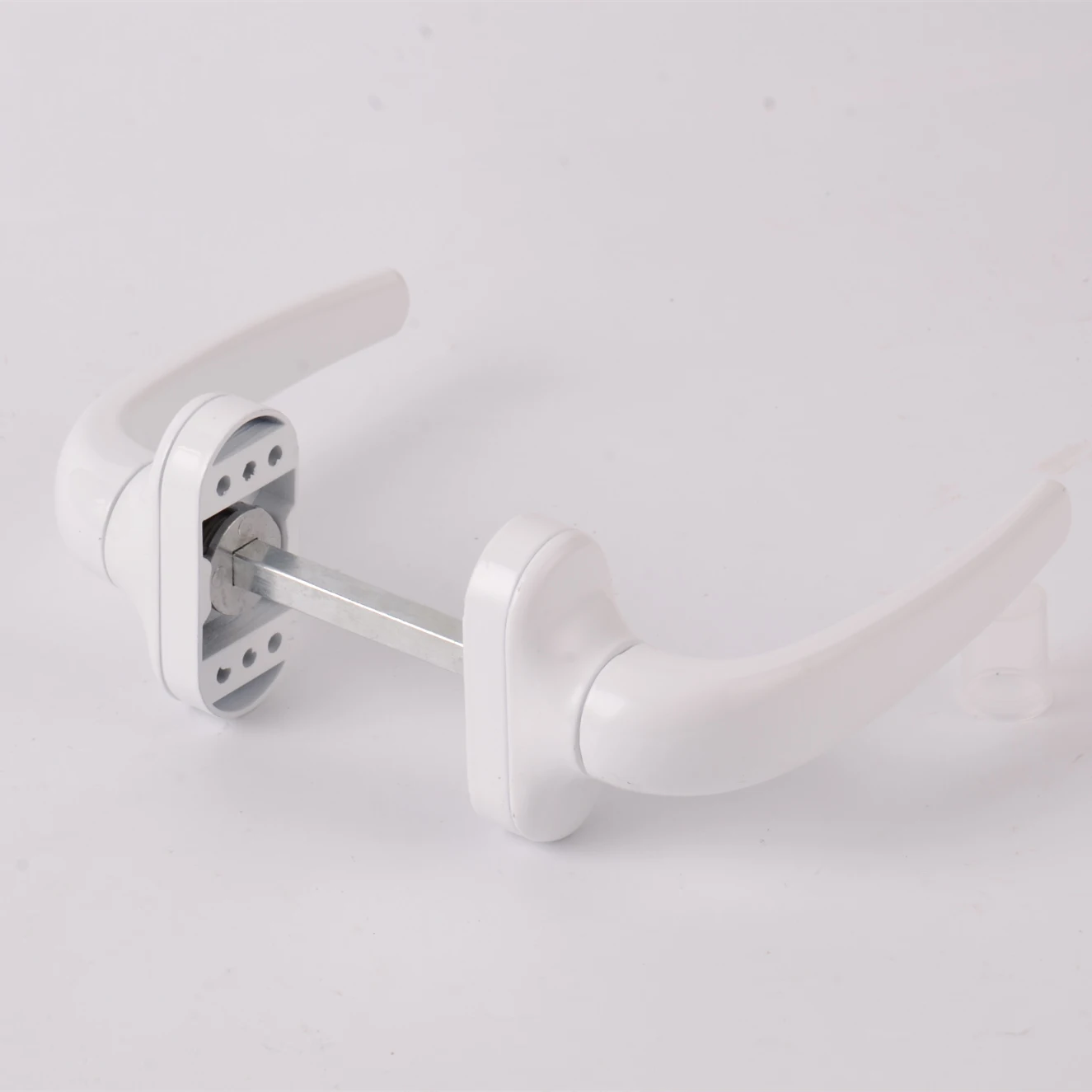 D-10 KEYI Hardware High Quality  Door Handle Sliding window Accessories Aluminum Alloy Glass Black Door Handle