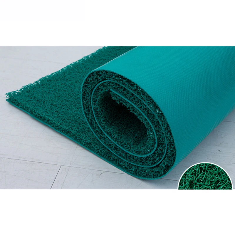 Foam backing PVC Coil Mat custom door floor mat PVC coil Vinyl Loop carpet waterproof printing PVC foot mat