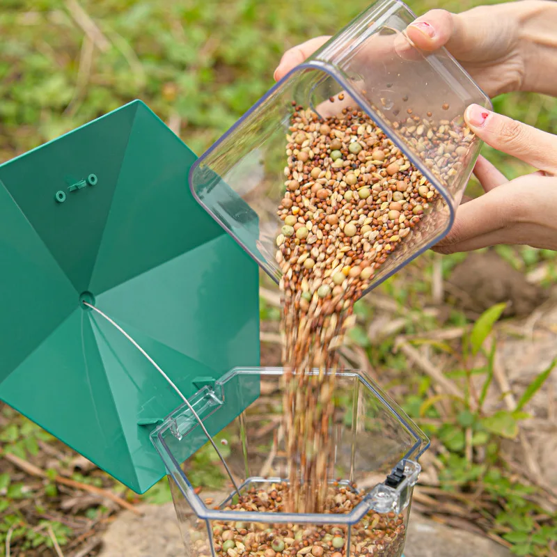 Bird Feeders for Outside Bird Feeder with a Latch Feature