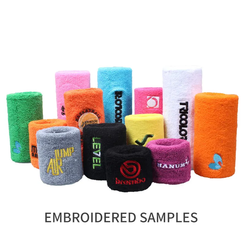 2024 Hot Style Sport Running Badminton Basketball Supportive Durable  Sweatband Sweat Bands 10cm Wrist Support