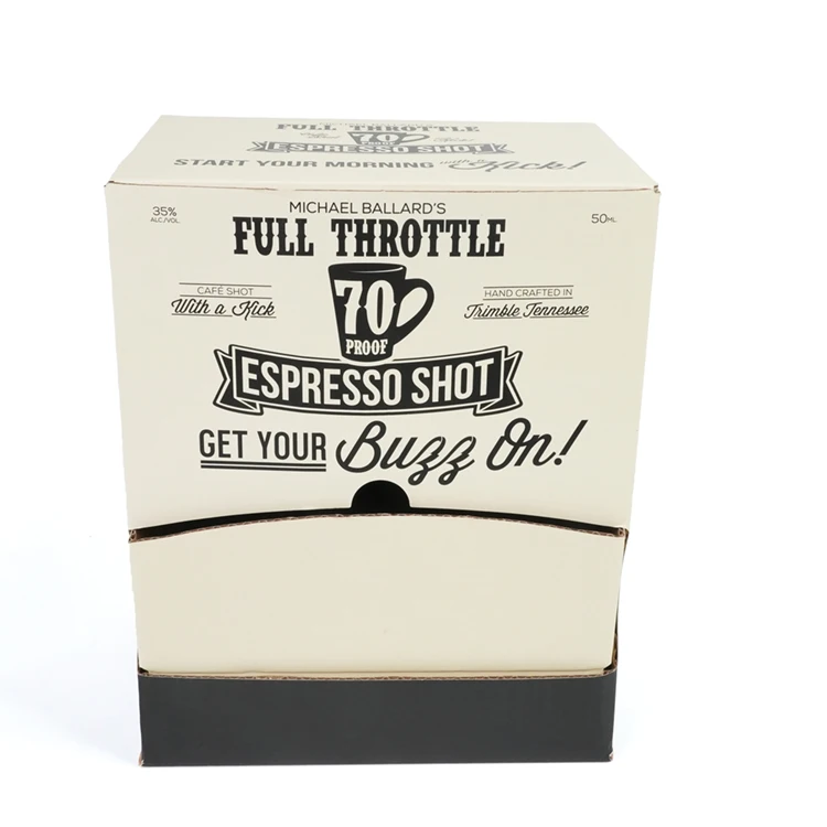 Wholesale Special Type Beverage Wine Bottle Packaging RSC Corrugated Packaging Carton Boxes For Wine Beverages