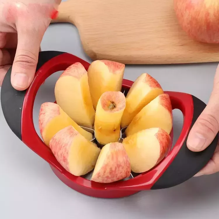 Factory Direct Sale Handheld 3 in 1 Stainless Steel Blade Apple Slicer Cutter Apple Corer