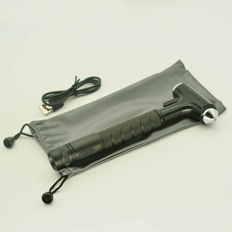 3 in 1 Metal Safety Hammer fire Escape Emergency Hammer Seat Belt Cutter Window Breaker Car Rescue Tool Glass breaker for car