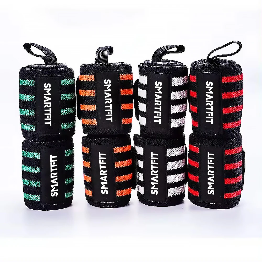 SMARTFIT Fitness Safety Wrist Wraps Wrist Support Braces Wrist Strap with Thumb Loops For Gym Weight Lifting
