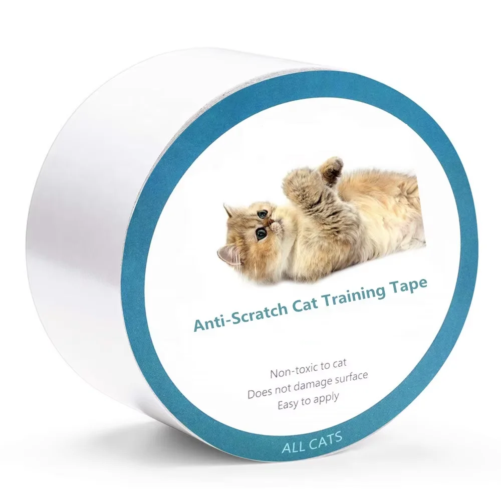 Double sided Cat Training tape Anti Scratch Cat Training Tape Pet Tape Ideal for Versatile Cat Furniture Protector Factory