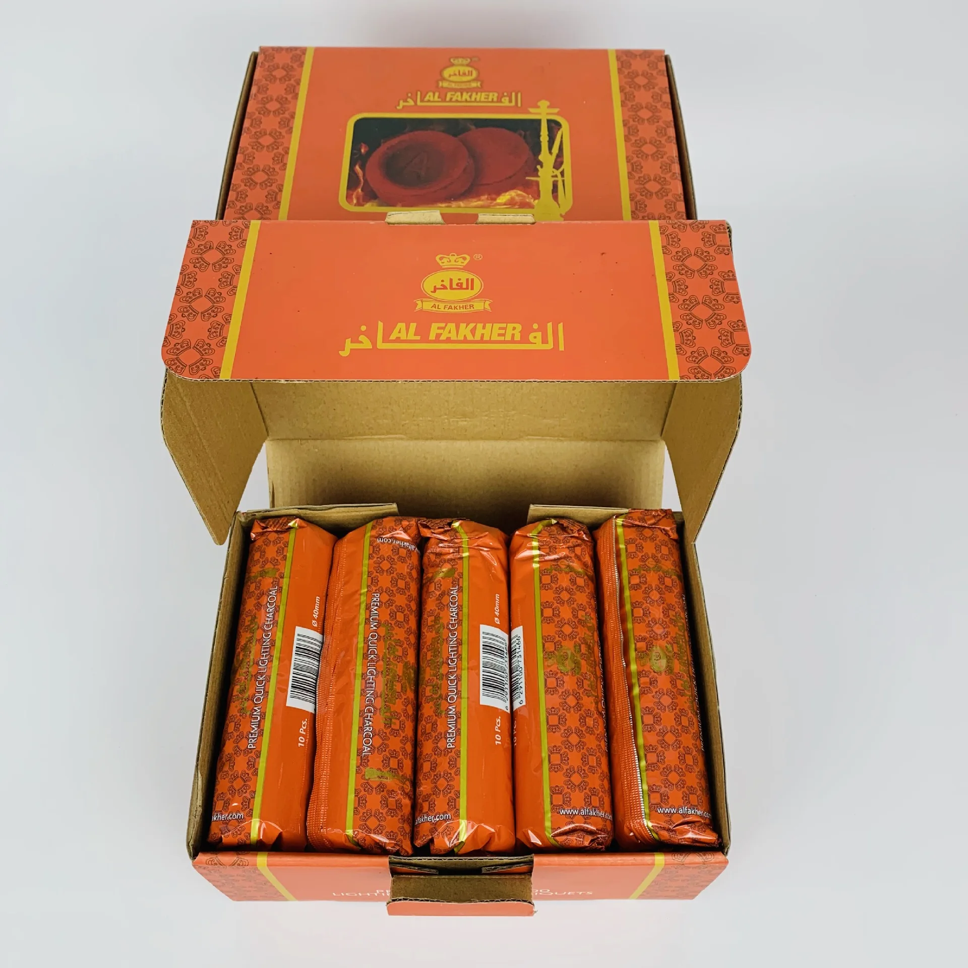 33mm 35mm 38mm 40mm 50mm Custom Packaging Box Size Product Labels coconut round  charcoal for shisha