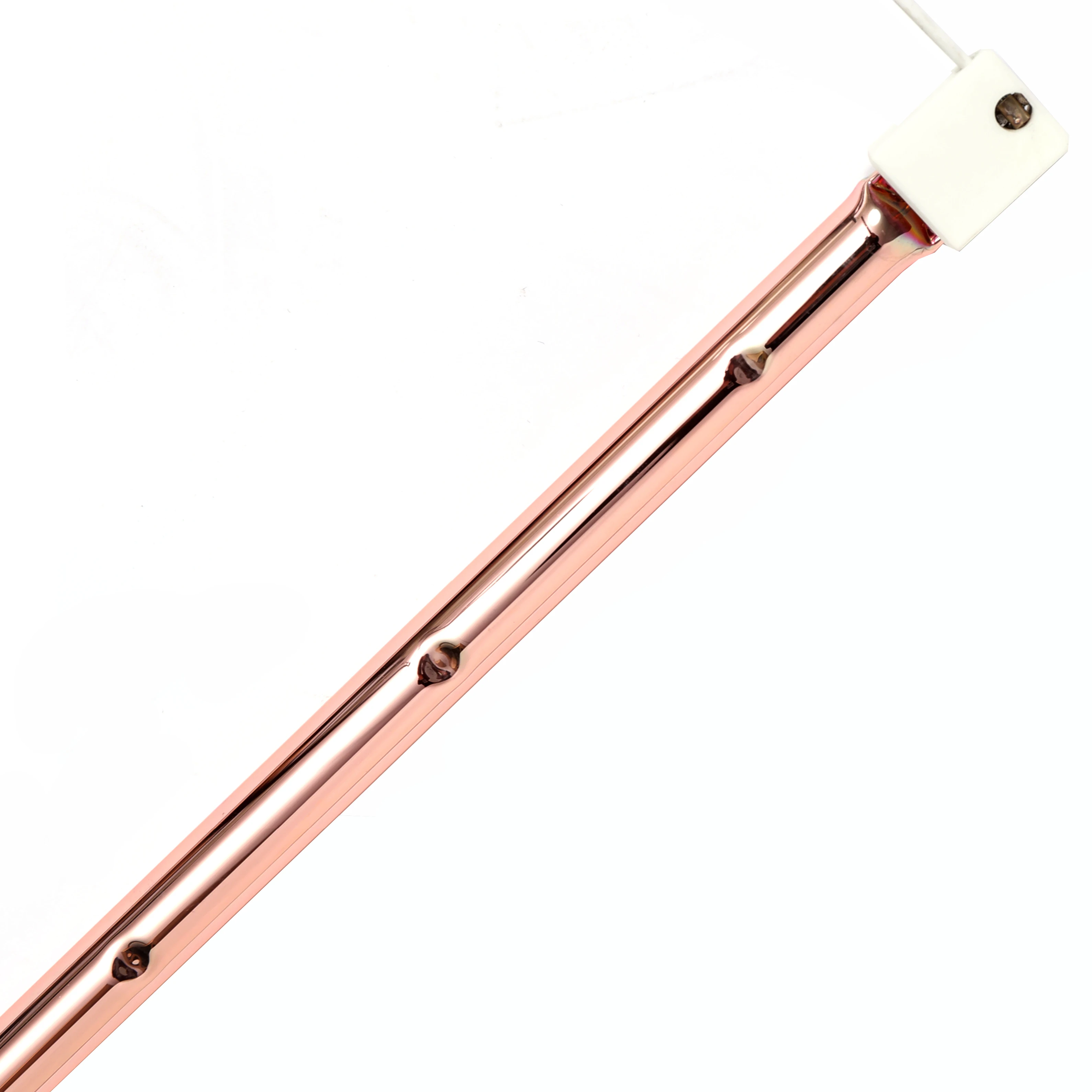Round head Short Wave carbon fiber quartz heating lamp for industrial heating