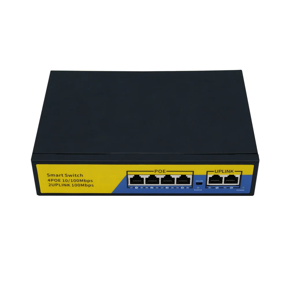 hot selling 4 port Fast Ethernet OEM poe switch support 48V POE like TP-Link network Switch