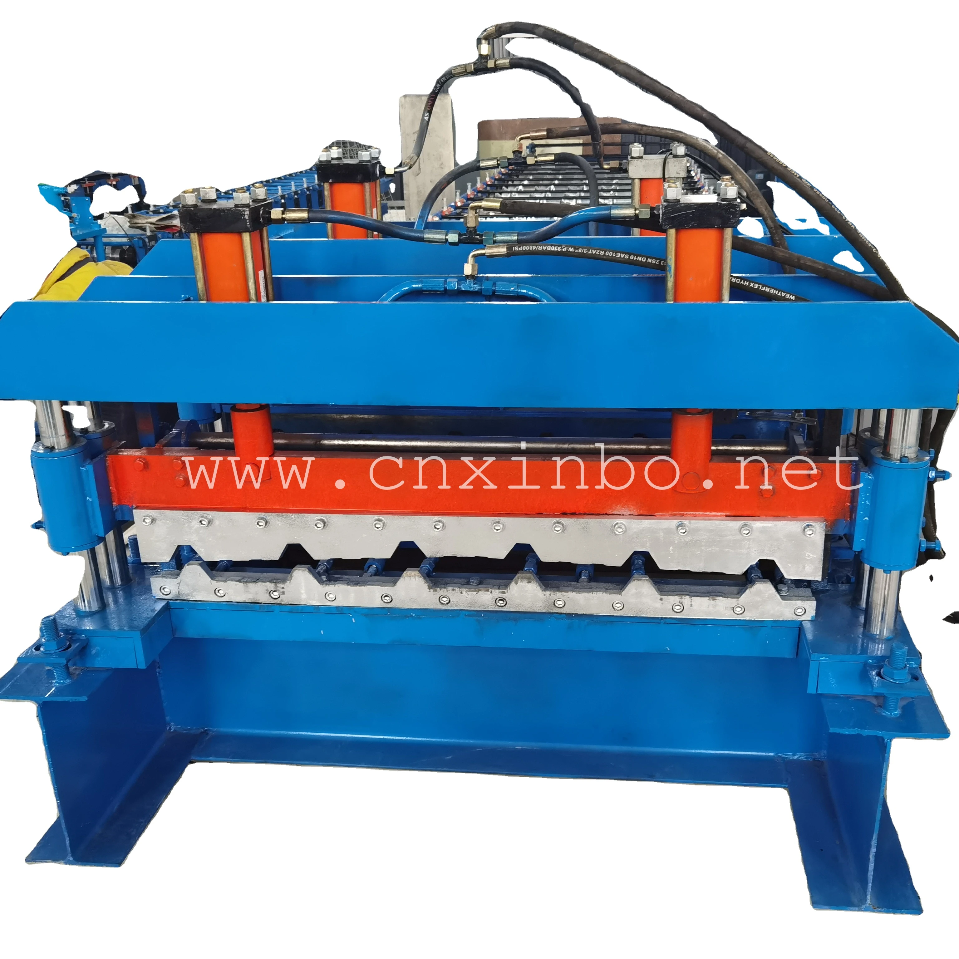 Factory supply glazed tile steel roofing panel single layer roll forming machine price