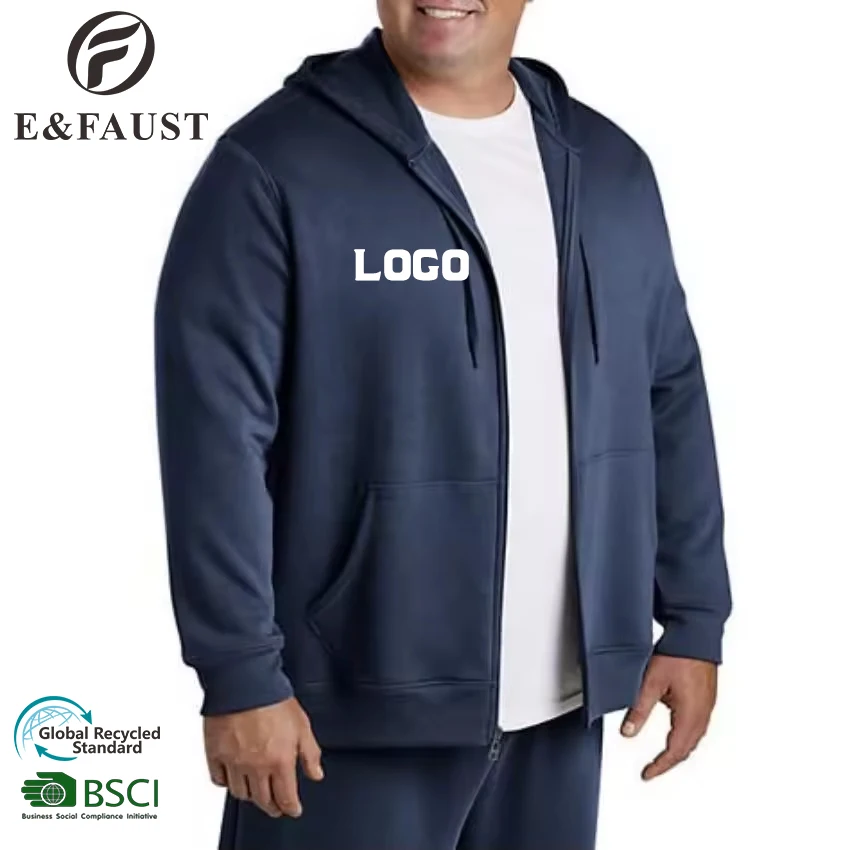 Fullzip Camisola Com Capuz вышитая Толстовка с капюшоном 450 Gsm от производителя толстовка пышным принтом толстовки 500 на заказ