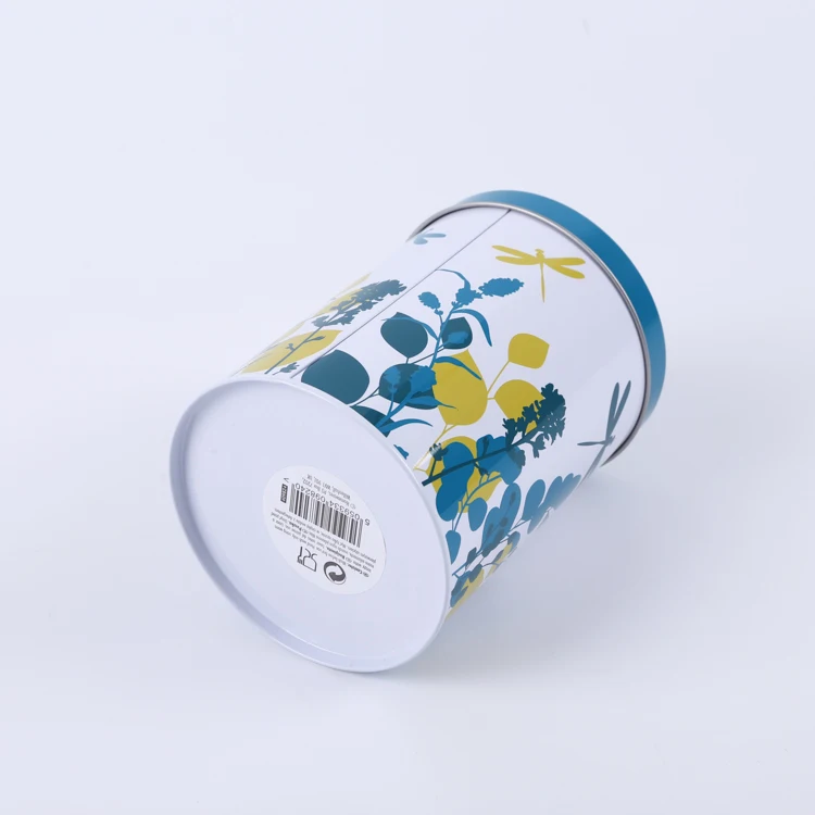 Factory cheap colourful metal tea sugar coffee tin box for package