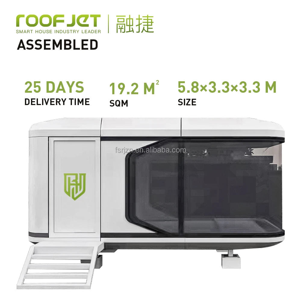 Good Quality Luxury Capsule House 60 Square Meters Prefab House Waterproof Capsule Modular House For Vacations