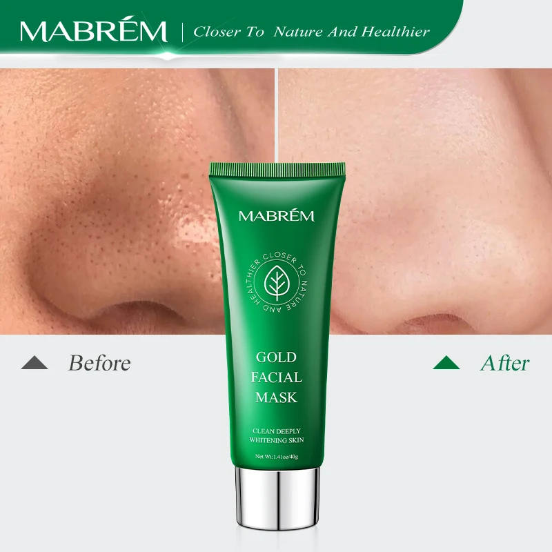 Gold Blackhead cream Remove Stains Shrink Pore Improve Rough Skin Acne Depth Replenishment Moisturizing Oil-control 40g