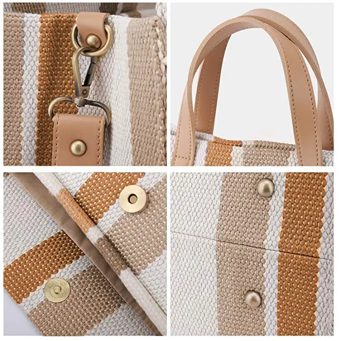 Jute Burlap Tote Bags Reusable Burlap Shopping Bags with Handles Blank Totes