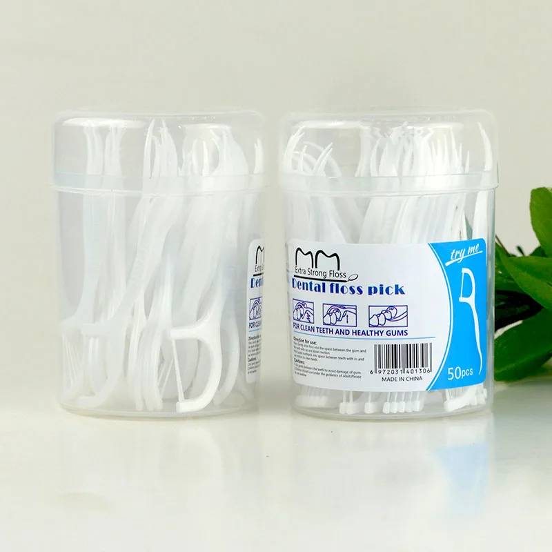 Промо, легко заправляемая зубная палочка, Полиэтиленовая нить, зубная нить, держатель зубочисток, палочка с длинной ручкой