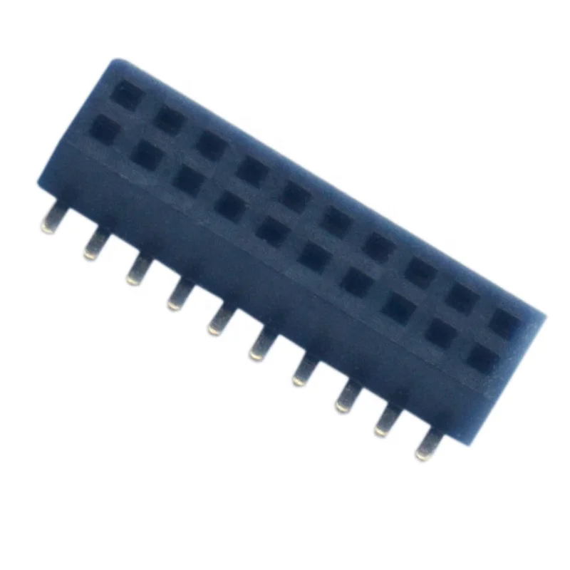 1.0mm 2-40pins dual single rows pin header  female header connector
