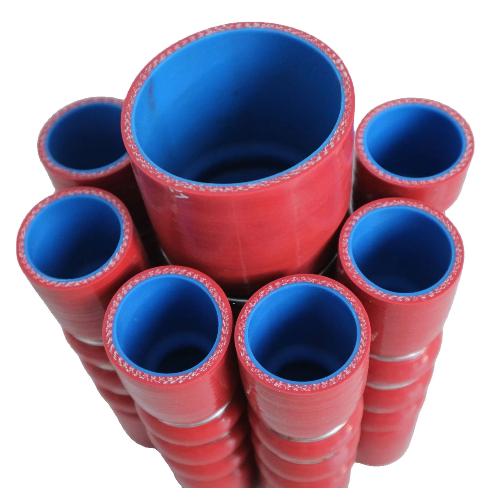 Factory direct sales wear-resistant corrugated truck coolant silicone rubber hump hose