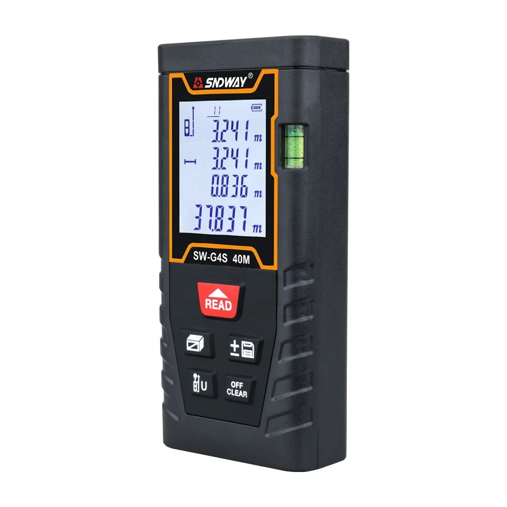 SNDWAY Cheap Handheld Laser Rangefinder sight Measure Tool Digital Laser Distance Meter 40m 60m 80m 100m with LCD Backlight