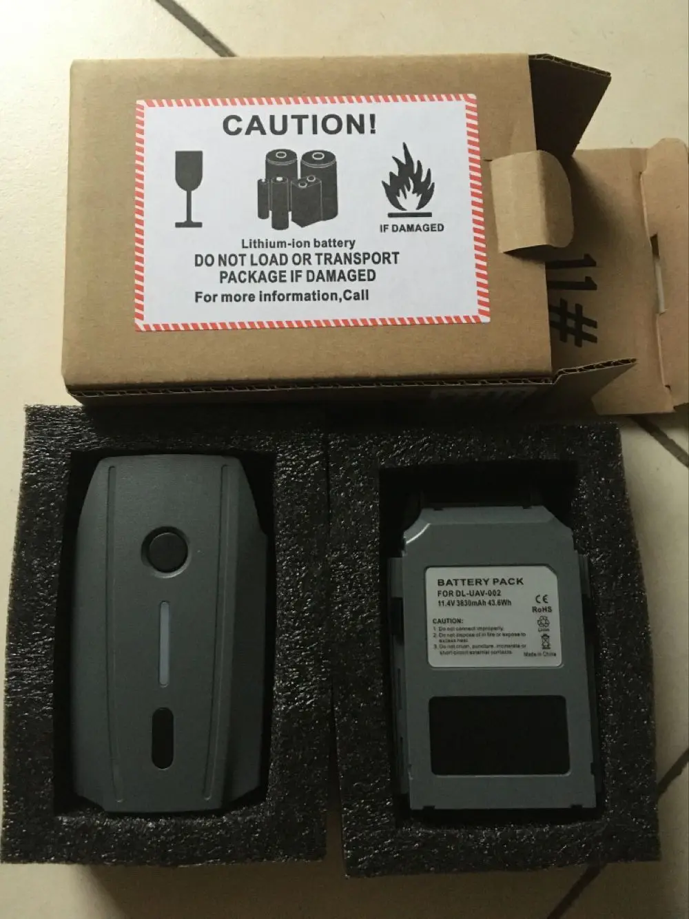 3830mAh Drone Intelligent Flight Replacement DJI Mavic Pro Battery