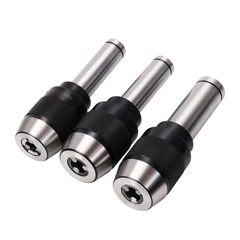 Factory Supply C APU Drill Chuck Arbor Straight Shank C20 APU13 APU16 Keyless Drill Chuck