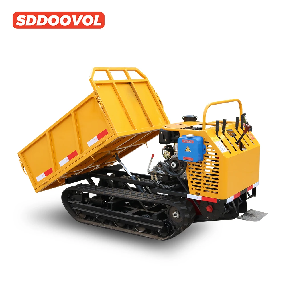 China supplier discount price 1500 kg load mini dump truck Crawler Transport Dumper Trucks with CE