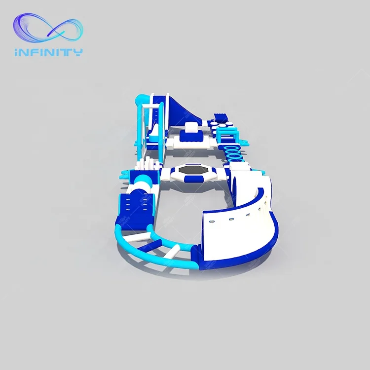 Inflatable Floating Obstacle Course Water Play Equipment Commercial Aqua Park Inflatable Water Sports Amusement  Sea Water Park
