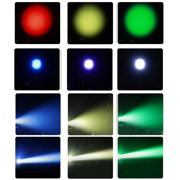 2024 NightClub Lights Disco Move Head Stage Lights RGBW 4In1 Zoom Led Dmx Control For Dj Night Club Wedding Church Mini Theatre