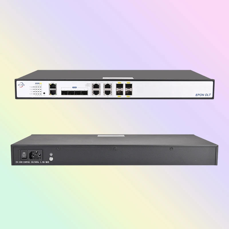 4Port Gpon Olt 4 Pon Mini Epon 4Pot Gepon Port 10G 4G Router Sfp Ftth  Onu 125G Catv Ont 12 V Used 8Pon