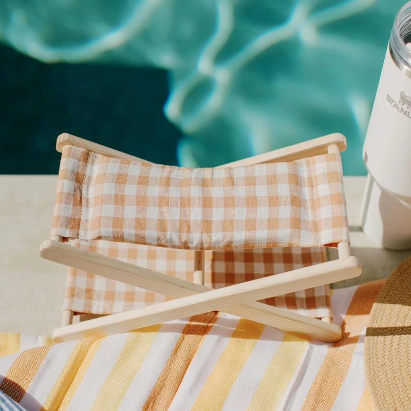 Custom logo pattern Beach Headrest  Aesthetic Beach Pillow Head Hammock Summer Outside Rest and Relax Your Neck