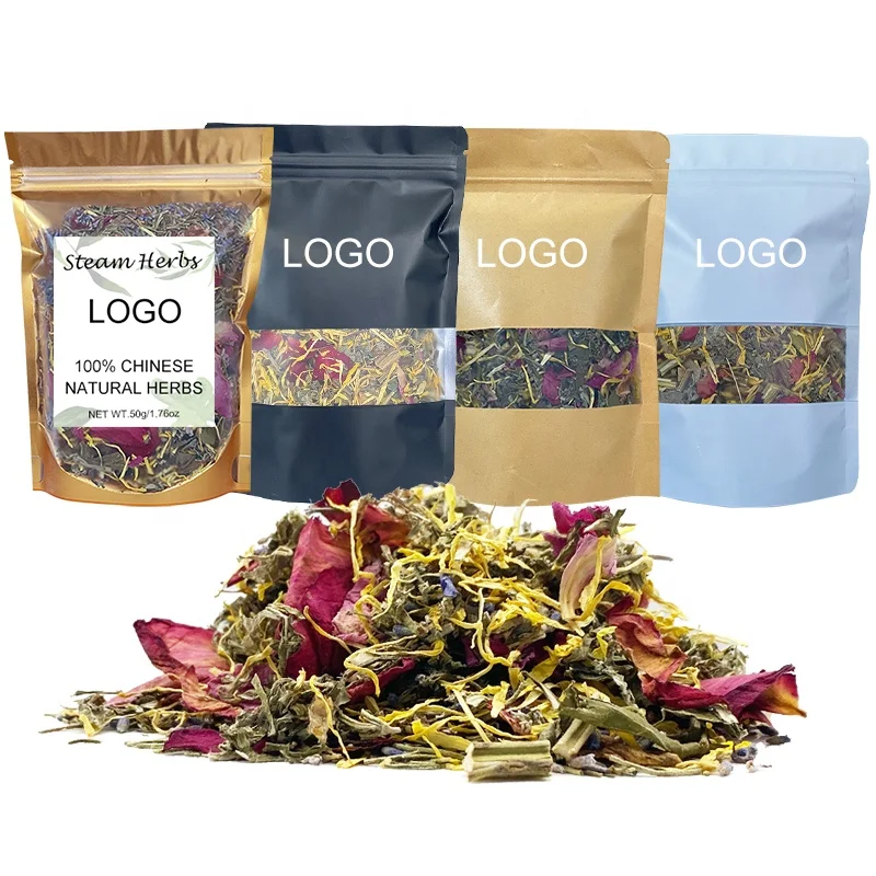 Custom Logo Other Feminine Hygiene Products v Steam Yoni Herbs for and Wash Women Vagina Health