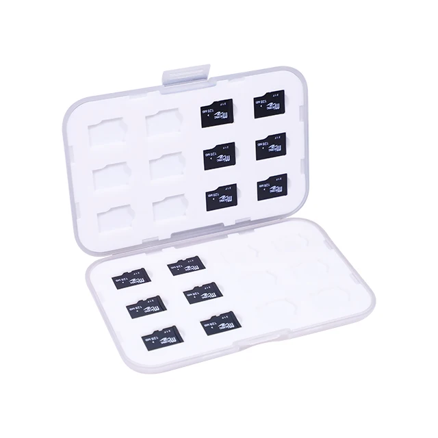 Memory Card Holder SD Card Plastics Cases For Camera Card Storage