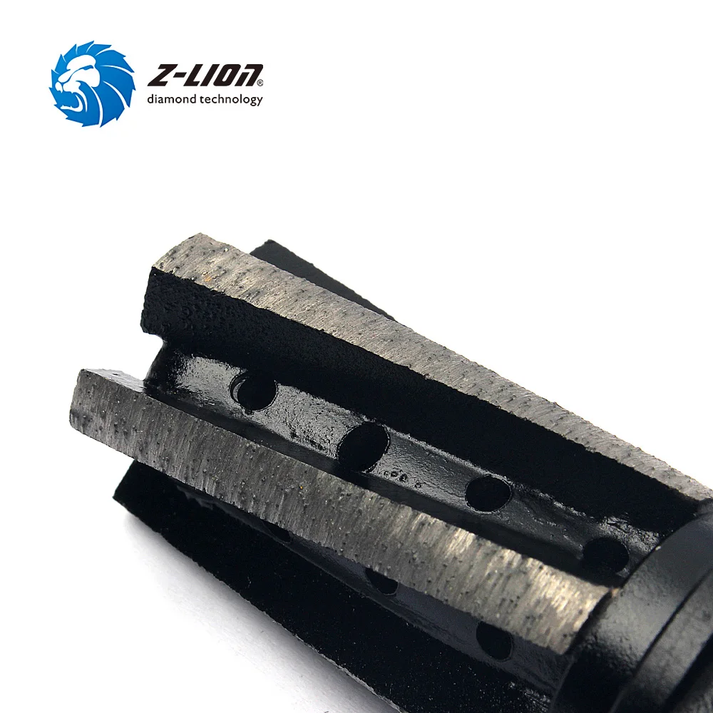 ZLion High Quality Black CNC Finger Router Hard Stone Granite Marble Core Drill Bits by Z LION DIAMOND TOOLS