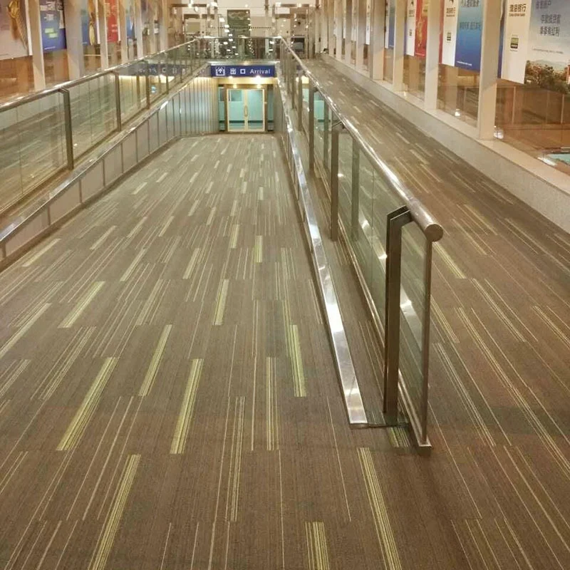Haima Carpet Hangzhou Airport Terminal Tiles Carpet Nylon Carpet Tiles
