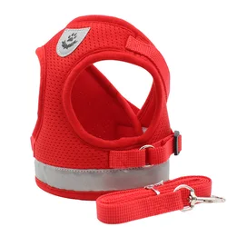 Dog Safety Leash Harness Vest Pet Chest Straps Reflective
